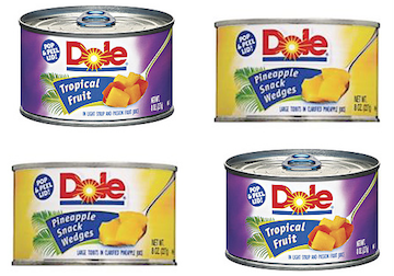 Dole Tropical Fruit pineapple Wedges