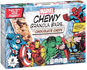 Marvel Chewy Granola Bars