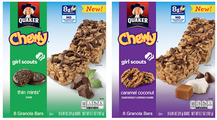 Quaker Chewy Granola Bars Girl Schout Flavors
