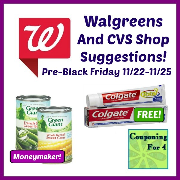 Walgreens & CVS Shop Suggestion