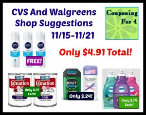 CVS And Walgreens Shop Suggestions