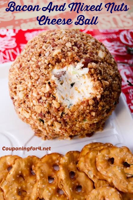 Bacon And Mixed Nuts Cheese Ball Recipe
