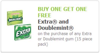 Extra And Doublemint Coupon