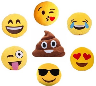 Emoticon Plush Pillows