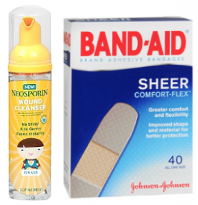 Neosporin and Band-Aid