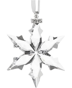 Swarovski Annual 2015 Crystal Star Ornament
