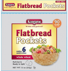 Kangaroo Flatbread Pockets