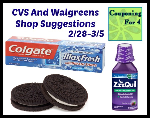 CVS And Walgreens Shop Suggestions