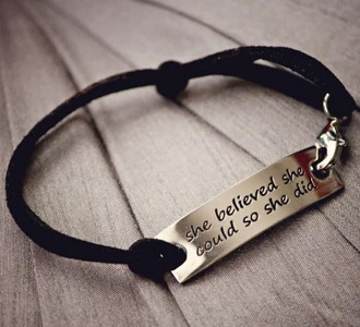 She Believed She Did Necklace