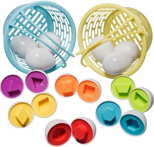 Easter Eggs Puzzle Basket