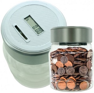 Digital Coin Counter Jar