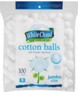 White Cloud Cotton Balls