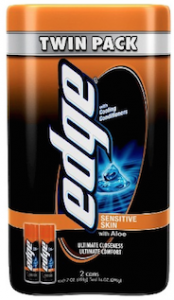 Edge Shave Gel Twin Pack