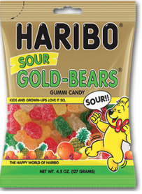 Haribo Sour Gold-Bears Gummi Candy