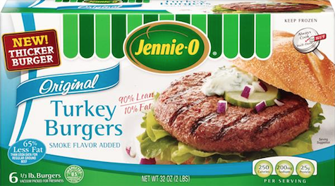 Jennie-O Frozen Turkey Burgers