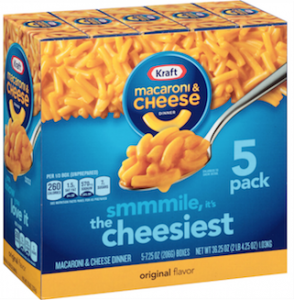 Kraft Macaroni & Cheese 5 pk