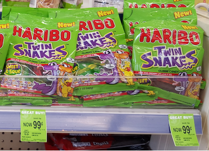 Haribo Twin Snakes Gummi Bags