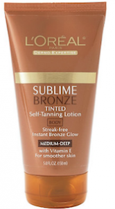 L’Oreal Sublime Bronze Tinted Self-Tan Lotion