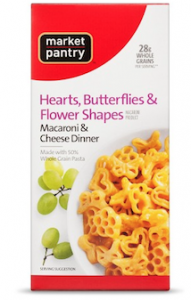 Market Pantry Mac & Cheese Hearts, Butterflies & Flowers Shapes