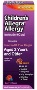 Allegra Children’s 4 oz Syrup