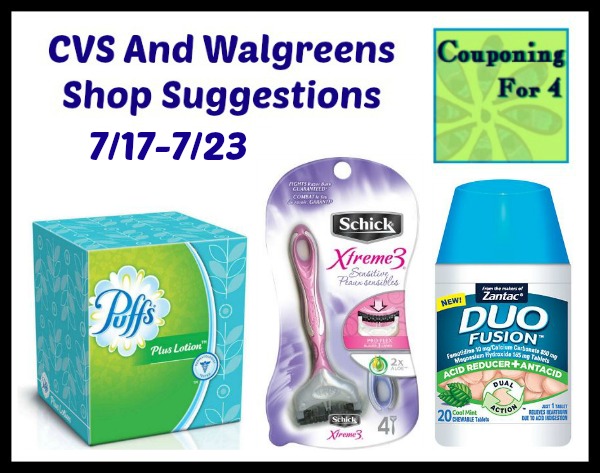CVS & Walgreens Shop Suggestions
