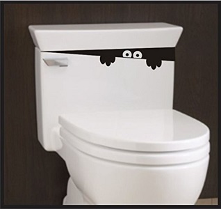 Toilet Monster Vinyl Decal