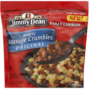 Jimmy Dean Fully Cooked Sausage Crumbles