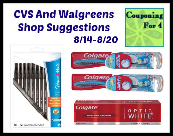 CVS and Walgreens Shop Suggestions