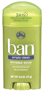 Ban Deodorant