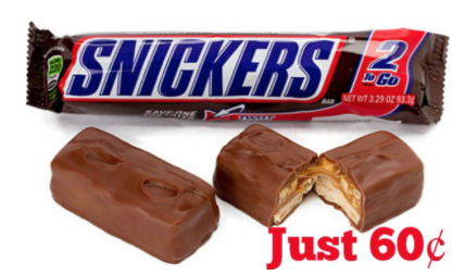 Sharing Size Snickers