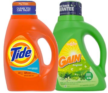Tide Gain Detergent Coupon
